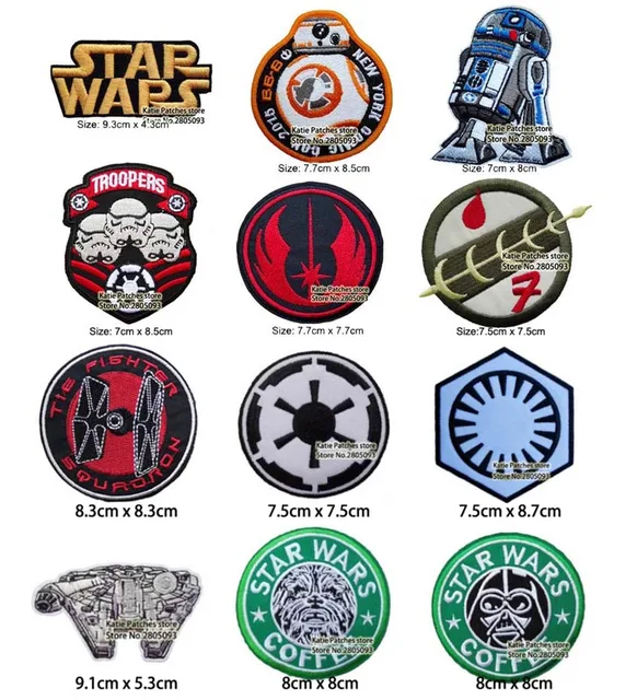 ( Frage/info)Fraktion patches Star-Wars-Logo-Jedi-Auftrag-R2-D2-Storm-Trooper-Miexed-Gesticktes-Eisen-Auf-Flecken-film-Stoff.jpg_640x640