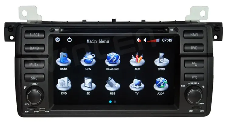 " автомобильный DVD gps плеер для BMW E46 M3 с 3D меню мульти-языков Высокое качество+ карта с картой