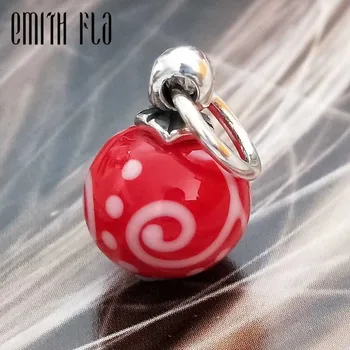 

Emith Fla 925 Sterling Silver Large Hole Geometric Charms Fashion Blue Charm Beads Fit Bracelets DIY Charms For Jewelry Makings