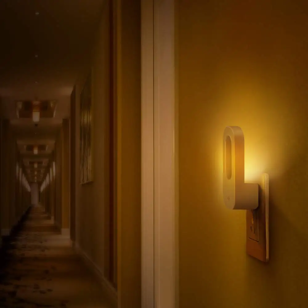 

2 Pieces LED Night Light Plug in Wall with Dusk to Dawn Photocell Sensor Plug in Night Light for Baby, Children's Room, Hallway