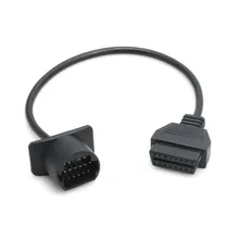 17 Pin до 16 Pin Кабель OBDII OBD2 кабель диагностический Соединительный адаптер для Mazda