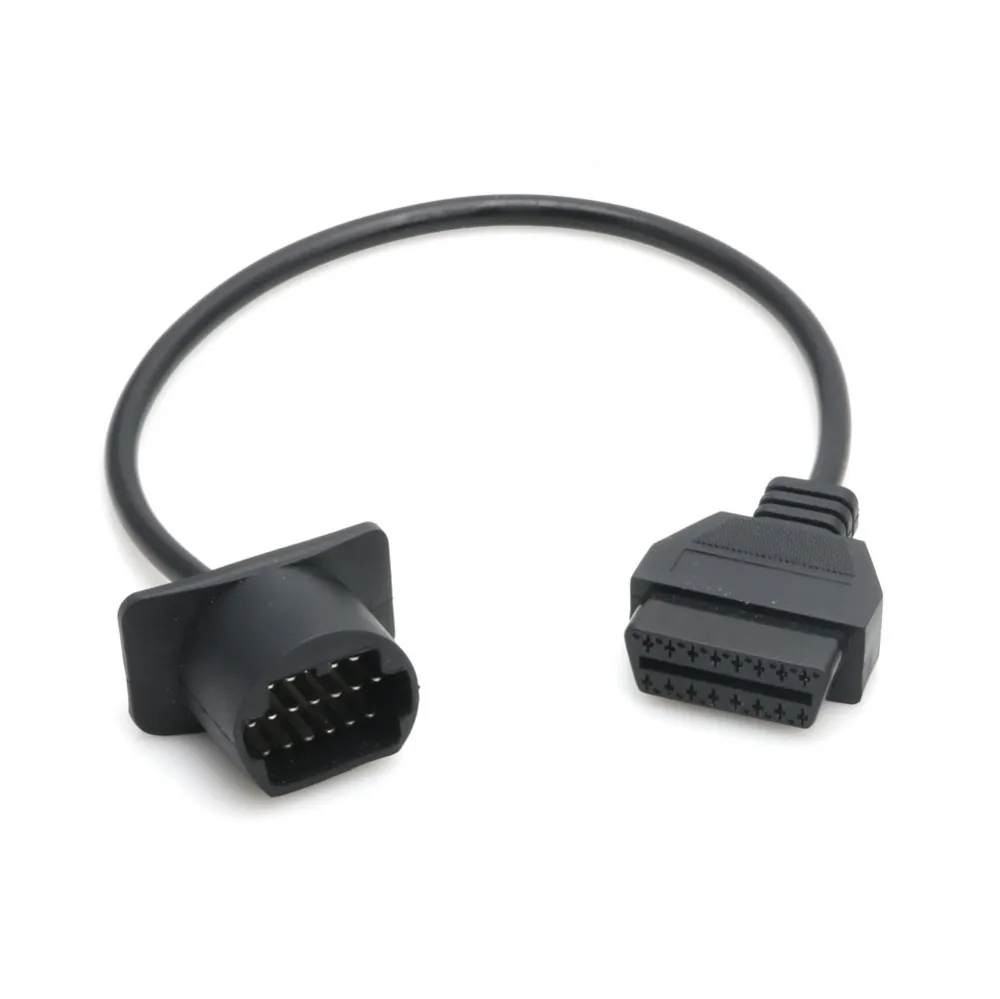 

17 Pin to 16 Pin Cable OBDII OBD2 Cable Diagnostic Adapter Connector For Mazda