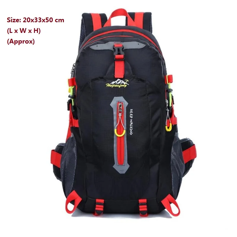 Уличный рюкзак, походная сумка для мужчин, водонепроницаемый, для альпинизма, пешего туризма, Molle, спортивные сумки, рюкзак для альпинизма, Bolsas Mochila Feminina - Цвет: Type A 40L Black