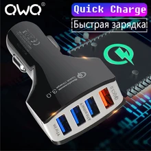 Быстрая зарядка 3,0 Автомобильное зарядное устройство USB C Питание PD порт 3.0A порт для iPhone X 8 7 Plus для samsung Galaxy A50 S9 S8 Note 8 9