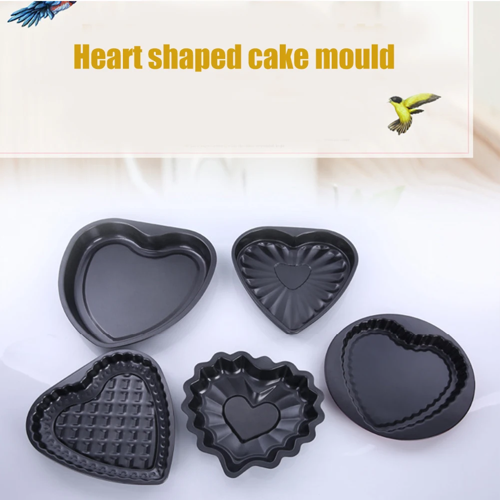 Heart Shape Molds Non Stick DIY Chocolate Fondant Making Molds Bakery Supplies Stampo per torta a forma di cuore RT99