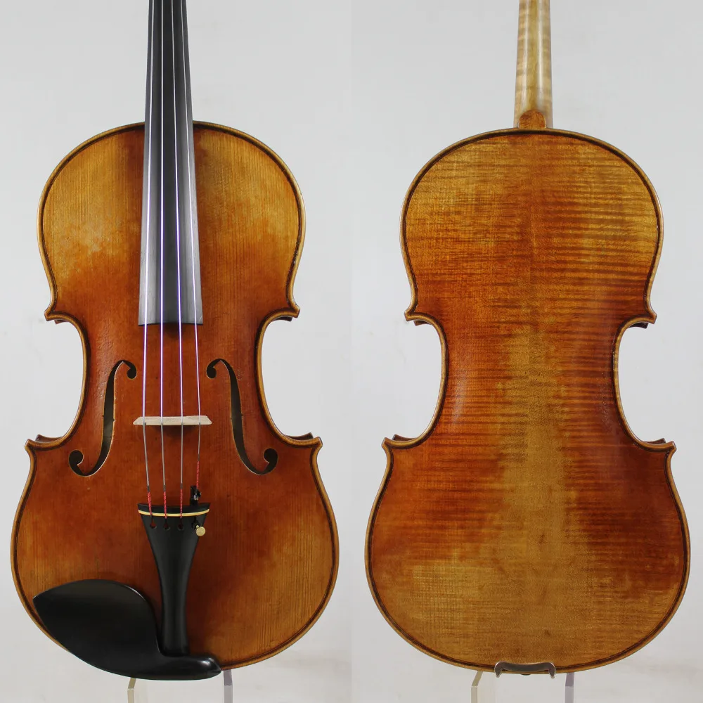 

EMS Free shipping!Top Oil Varnish! Copy Stradivari 15-16.5" Viola M9939 Aubert Bridge! "All European Wood
