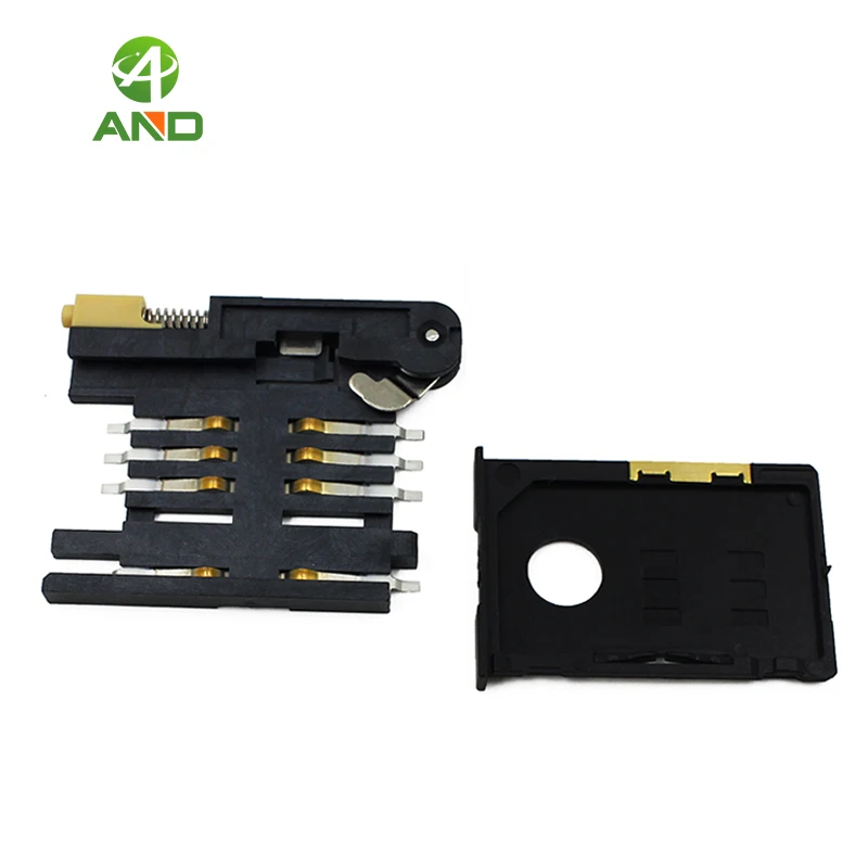 Разъем Sim карты для модуля GSM GPRS push Тип Держатель sim карты|gprs module|socket gsmsocket holder |