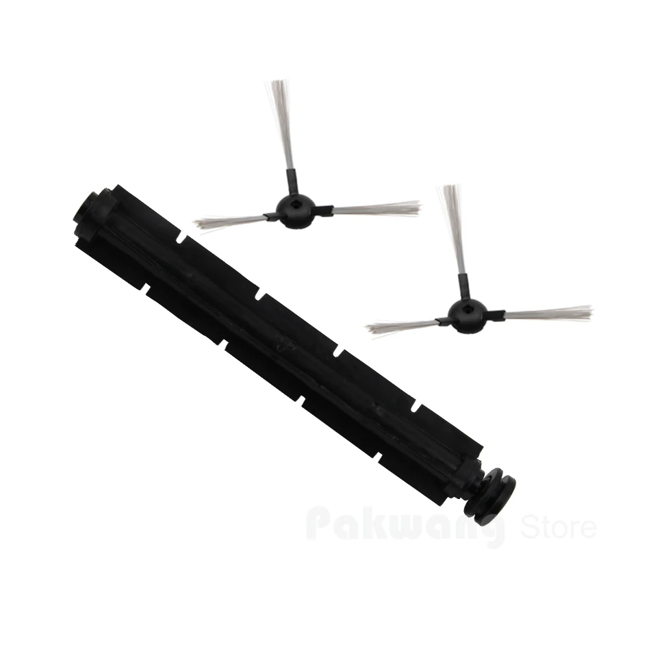 

Original XR510 XR210 Rubber Brush 1 pc and Side Brush 2 pcs, Robotic Vacuum Cleaner Replacement Parts