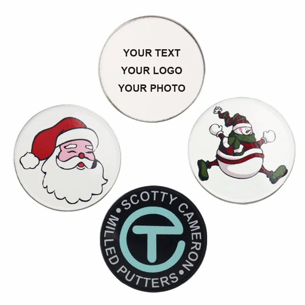 علامات كرات الجولف مع شخصية مخصص شعار-الحديد الكرة علامات صالح أي قبعة لعبة الغولف كليب (10 قطع!!!)