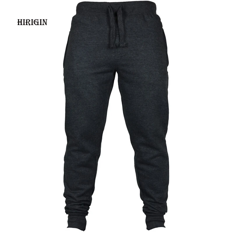 

Brand New Men's Joggers Black Casual Sweatpants Male Trousers Elastic Waist Fitness Workout Pants Plus Size 2xl