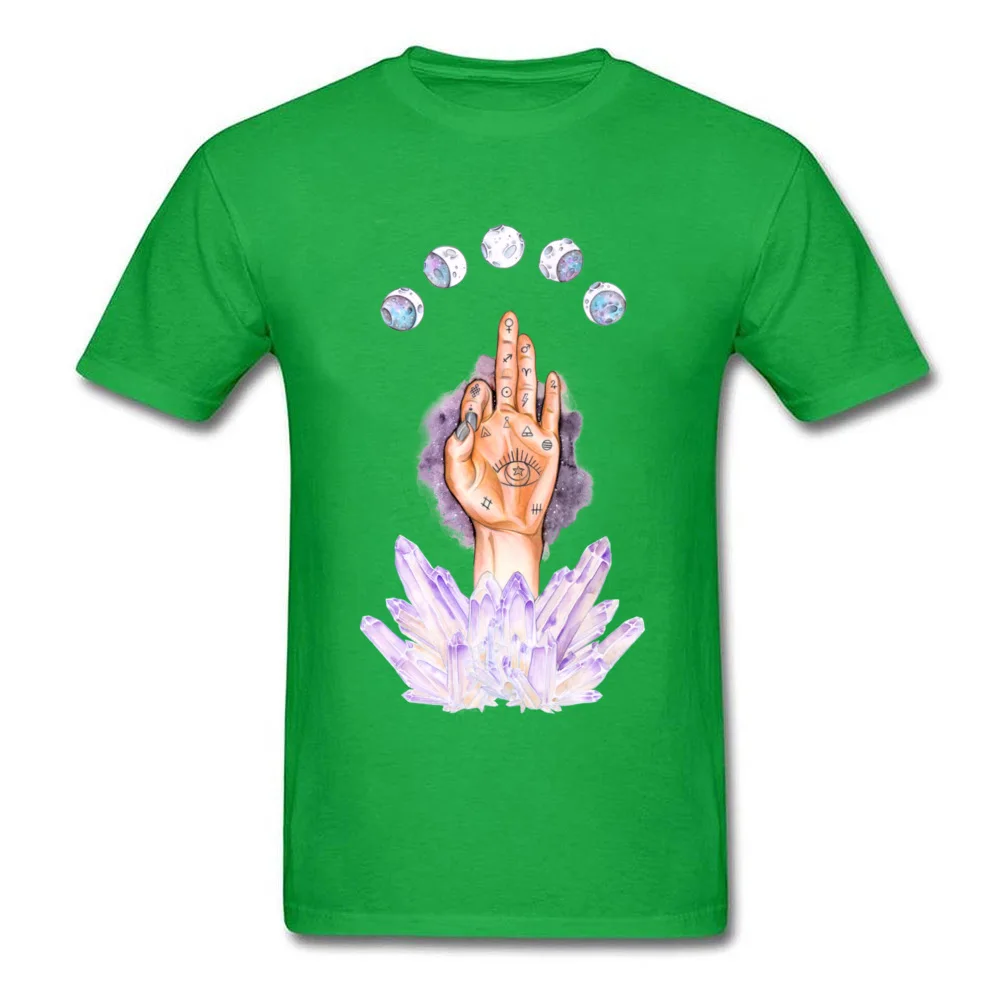 Astral Hand T Shirt 2018 New Fashion Crewneck Crazy Short Sleeve 100% Cotton Men T-shirts Printing T-shirts Drop Shipping Astral Hand green