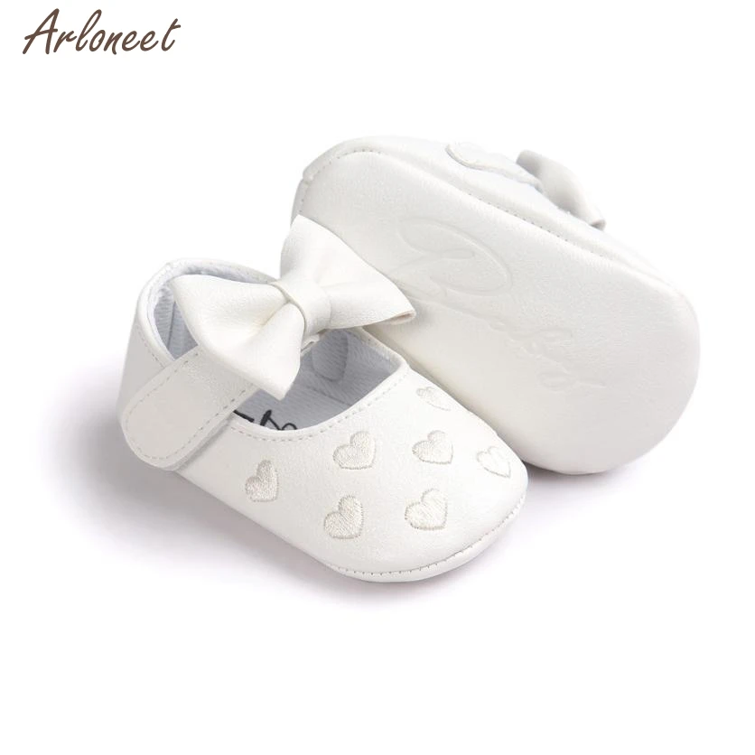 Детская обувь сначала Walker модная повседневная обувь для девочек Bebe печати выглядят& Loop Обувь для маленьких девочек зимние dec26