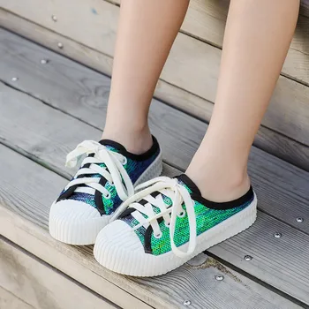 

2019 Spring Autumn Children's Shoes Boys Girls Low-top Canvas Shoes Slippers Breathable Anti-skid Fashion loafer Shoes