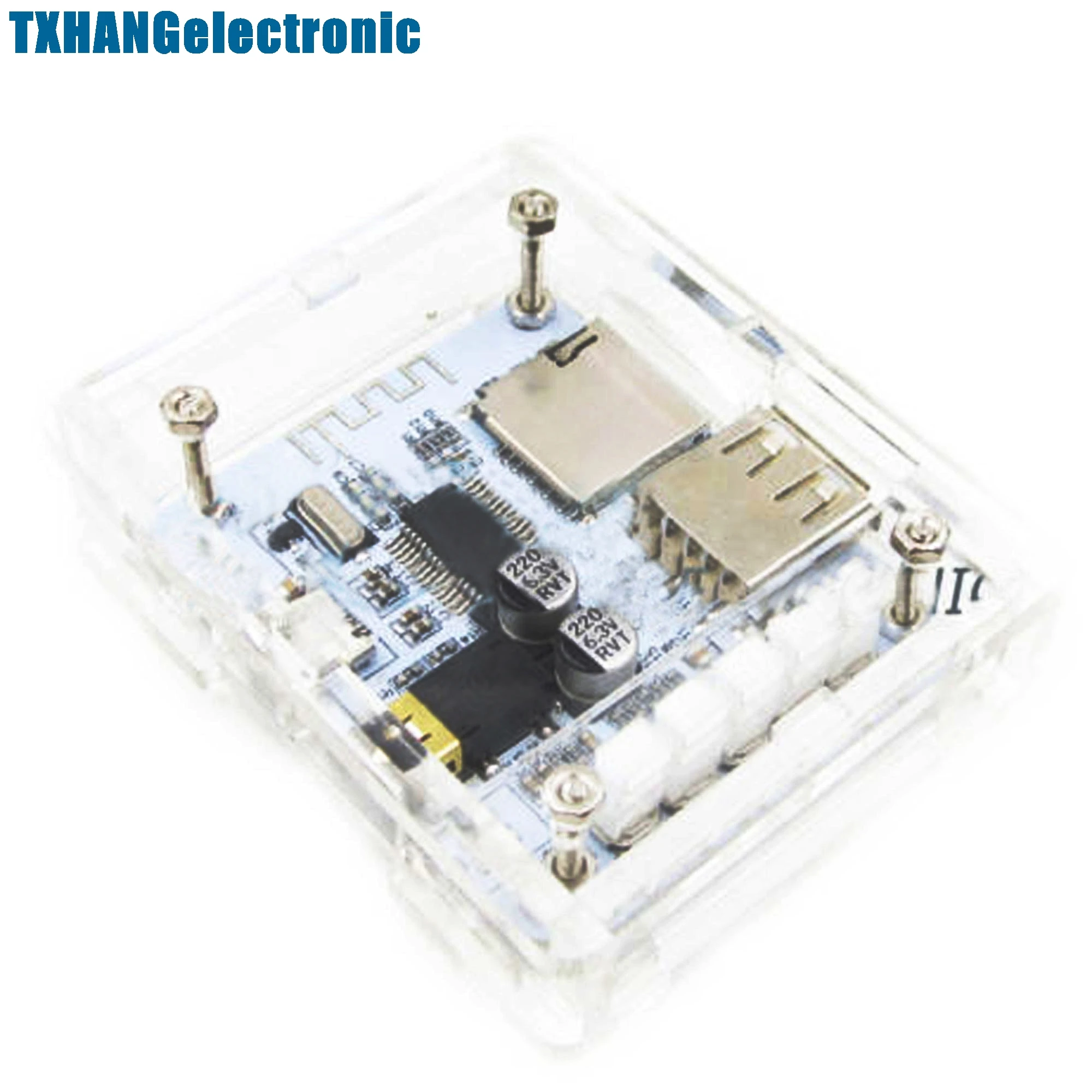 USB 5V Bluetooth 2 1 Аудио-приемник стерео-модуль + акриловый набор сделай сам |