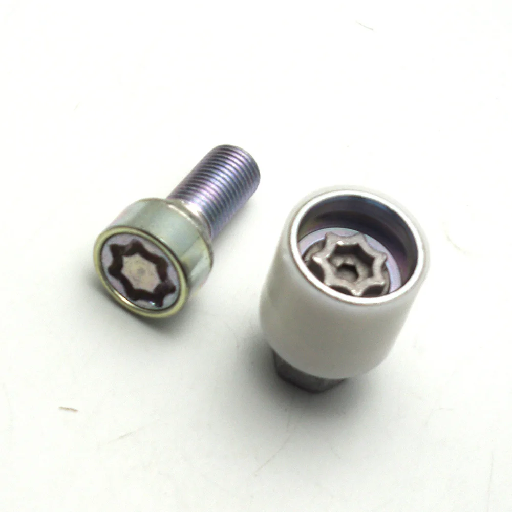 New 1 Set Wheel Lock Locks Bolt 4F0 698 139C 820 4F0698139C 820 4F0 698 139 C 820 - us847