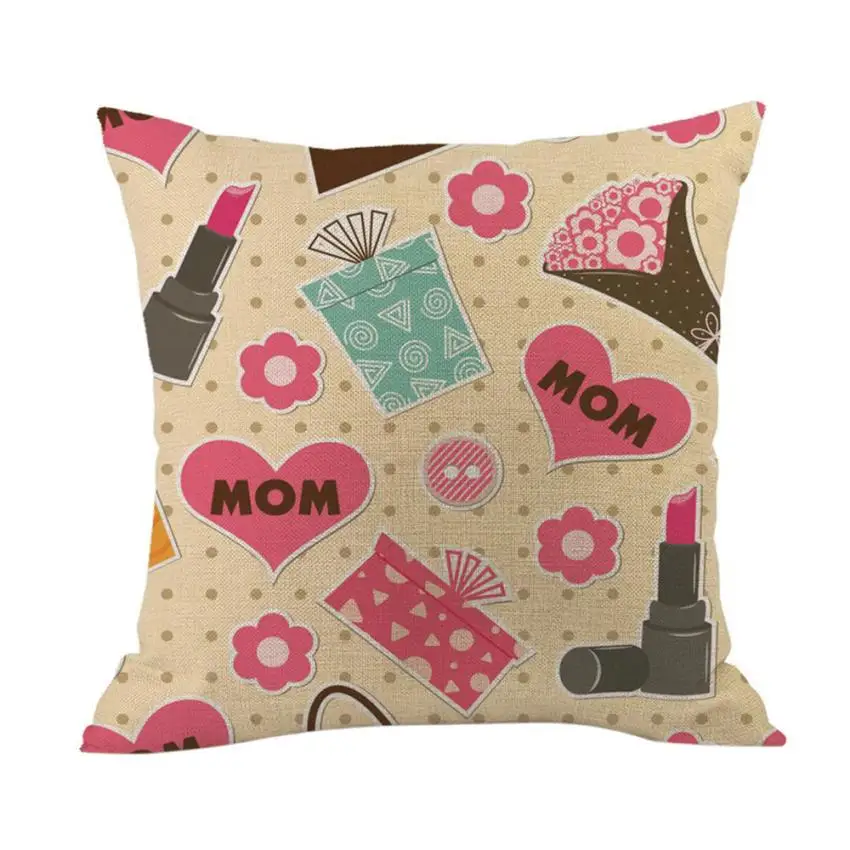 2018 Pillow Case 45*45 Happy Mothers' Day Sofa Bed Home