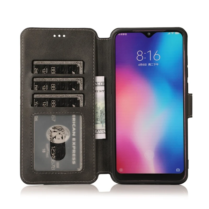Кожаный чехол-бумажник с откидной крышкой для Xiaomi Mi 8 9, чехол с держателем для карт, чехол для телефона Xiaomi Redmi Note 5 6 Pro 7 6A 6 6X, чехол Fundas Capa