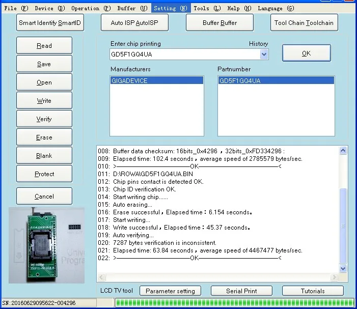 RT809H памяти на носителе EMMC-программирование Nand Flash+ 55 предметы с BGA48 BGA63 BGA64 BGA169 адаптер RT809H Встраиваемая мультимедийная карта памяти Nand флэш-накопитель TSOP48