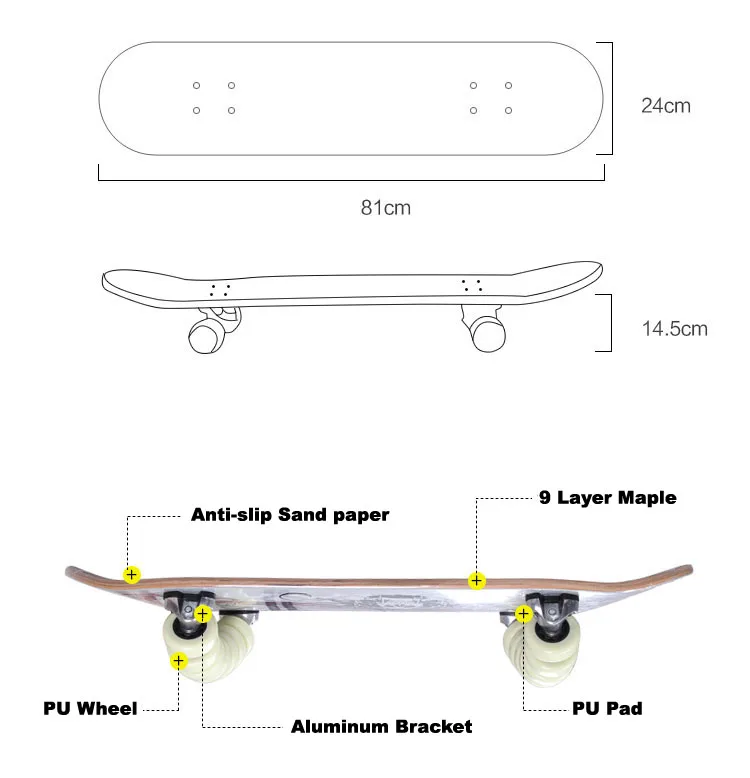 FlowBoard скейтборд 14 КОЛЕСА Landski коньки двойной рокер взрослые скейтборды 45 градусов поворотные PU большие колеса роликовые скутеры