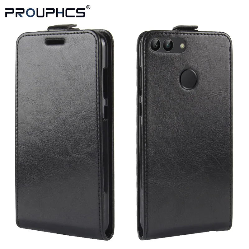 PROUPHCS For Huawei P Smart Case Crazy Horse Pattern Leather for Vertical Magnetic Flip | Мобильные телефоны и аксессуары