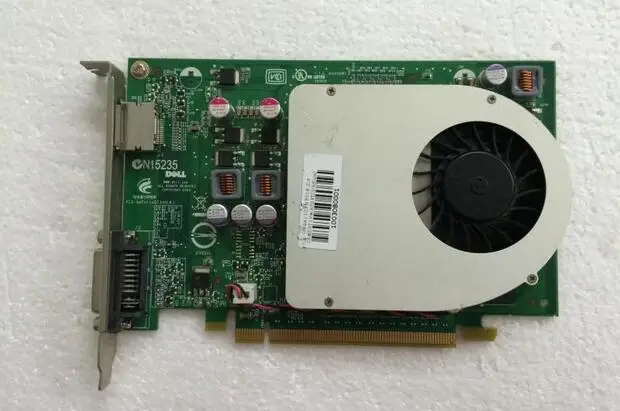 Used Original For Dell GT330 DDR3 1G 128bit HD interface + DP desktop graphics card