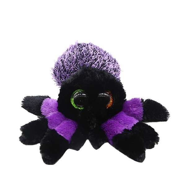 2 Colors Ty Beanie Boos Big Eyes 6" 15cm Poisonous Spider Animal Toys