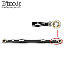 Bjmoto Motorcycle Black 310mm CNC Gear Shift lever Linkage Shift Rod for Harley Softail Touring Trike motocross motorbike new deep cut billet cnc gear motorbike black shifter shift linkage for harley touring flht fltr flst fltc undefined