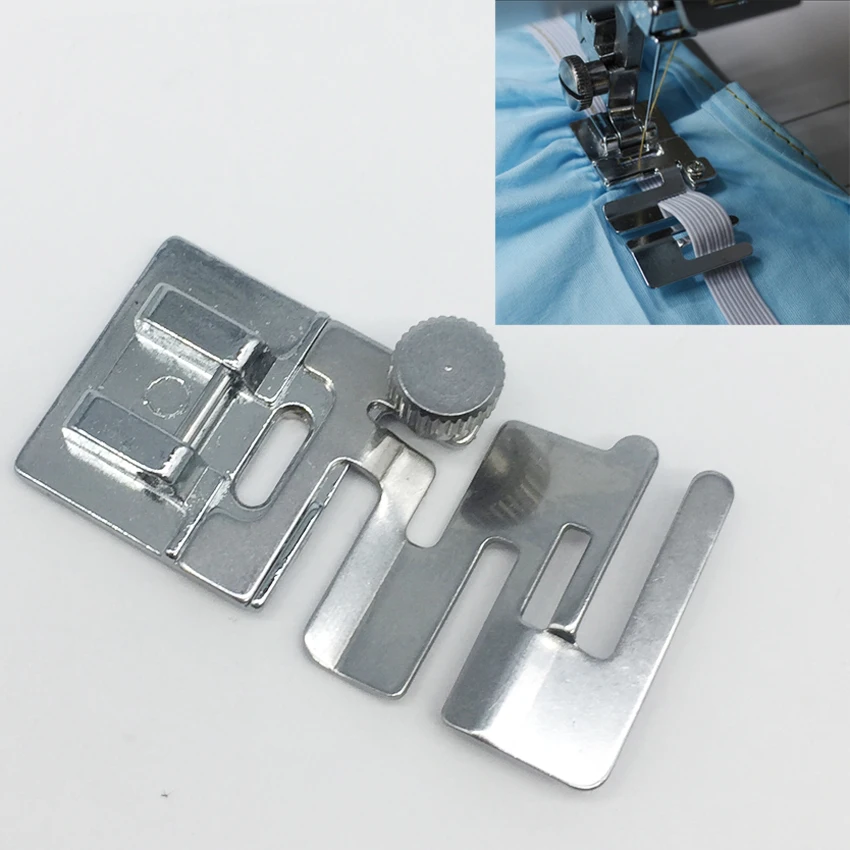 

Elastic Cord Band Fabric Stretch Domestic Sewing Machine Foot Presser Snap On 045-928 29306-2