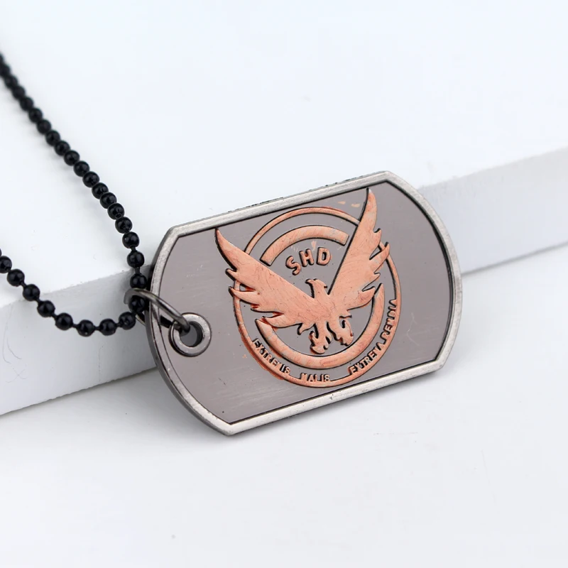 

Game Jewelry Tom Clancy's The Division Necklace Dog Tags Pendants Necklaces