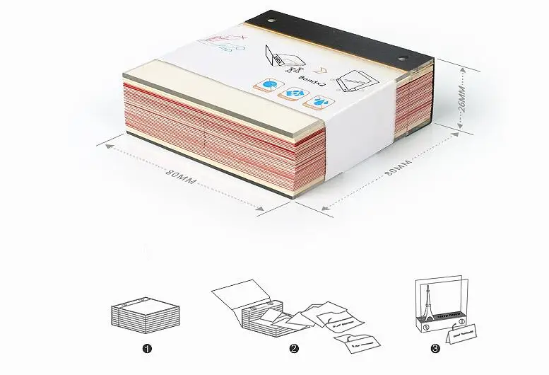 3D бумага для заметок бумага для моделирования Архитектура модель дома украшение офисного стола Токио подарка промотирования