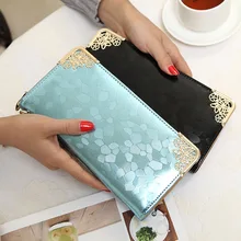 En gros Femelle Long Portefeuille Bourse Coréenne zipper sac à main 2017 nouveau sac à main de pierre femmes