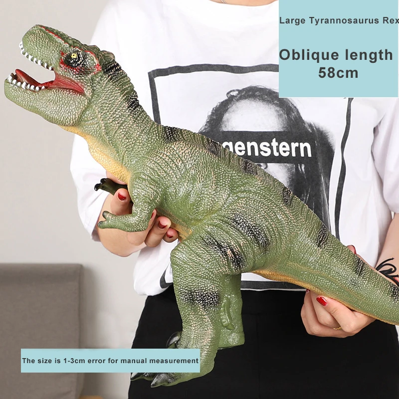 Динозавр Triceratops diplodocus резиновая Мягкая игрушка динозавр t rex звук Юрского периода