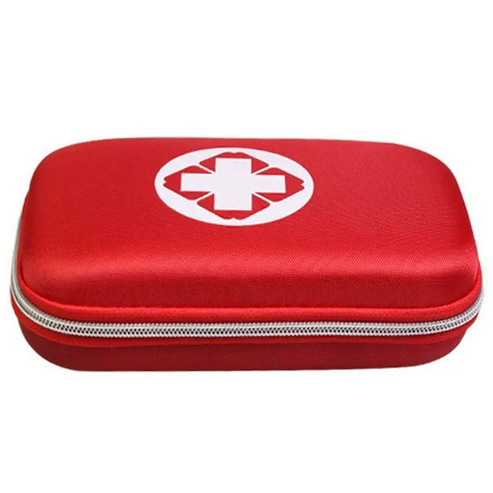 Супер-аптечка, пустая водонепроницаемая сумка для хранения лекарств, портативная медицинская посылка, карман для лекарств для выживания - Цвет: Red