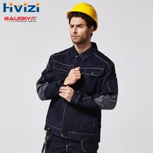 Мужская демисезонная рабочая одежда, куртка с несколькими карманами, рабочая одежда, Униформа, Мужская Рабочая куртка с механическим дизайном, B212
