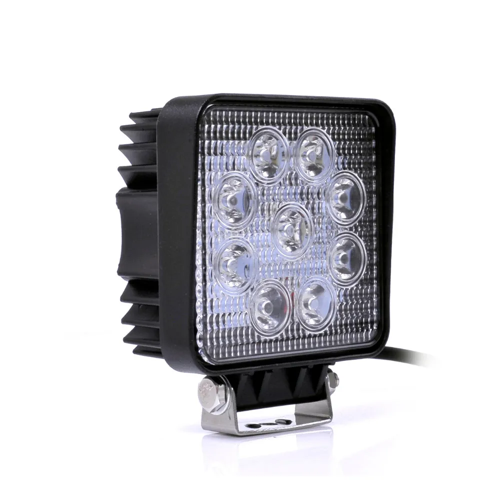 20PCS 4inch 27W LED Work Light Bar 12V 24V 4X4 Car Trucks ATV 4WD Tractor Baot SUV Pickup Led Offroad Lamp