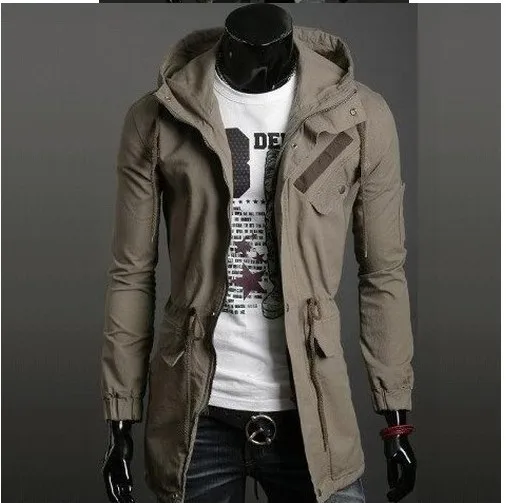 New Arrival Fashion Man's Long Jacket Male Cotton Coat Winter Coat ...
