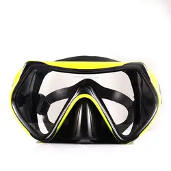C312 Профессиональный большое поле зрения дайвинг очки для взрослых Анти-туман Силиконовая маска для дайвинга подводное плавание зеркало