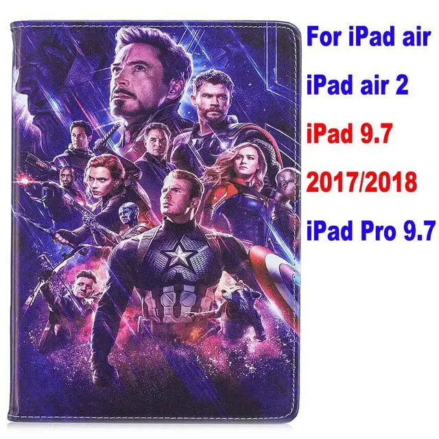 Чехол для ipad 4 air 2 ipad 9,7 ipad mini 1/2/3/4/5 Pro Movie Marvel Мстители эндгейм Тор стенд coque capa Cover - Цвет: 8