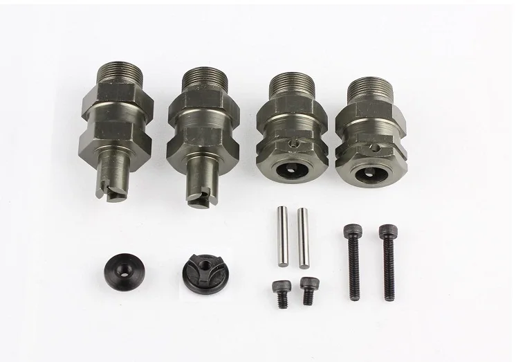 

1/5 CNC Baja 5SC Alloy Extended Axles - Front & Rear for 1/5 scale HPI Baja - Orange, Silver 85180