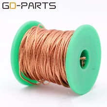 GD-PARTS 1 метр окрашенный витой OFC провод Hifi аудио динамик индуктор катушки провода кабель 7 strandsx0.5 мм