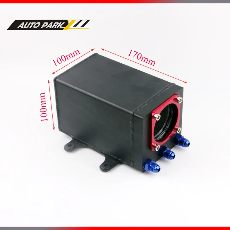 Продукт 60 мм внешний 044 топливный насос бак Гонки Черный заготовки Алюминий AN6 для заливки масла поймать может перенапряжения топливного бака