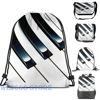 

Funny graphic print shoulder Bags women Piano Keys (3) Single shoulder backpack travel for men Gym Bag