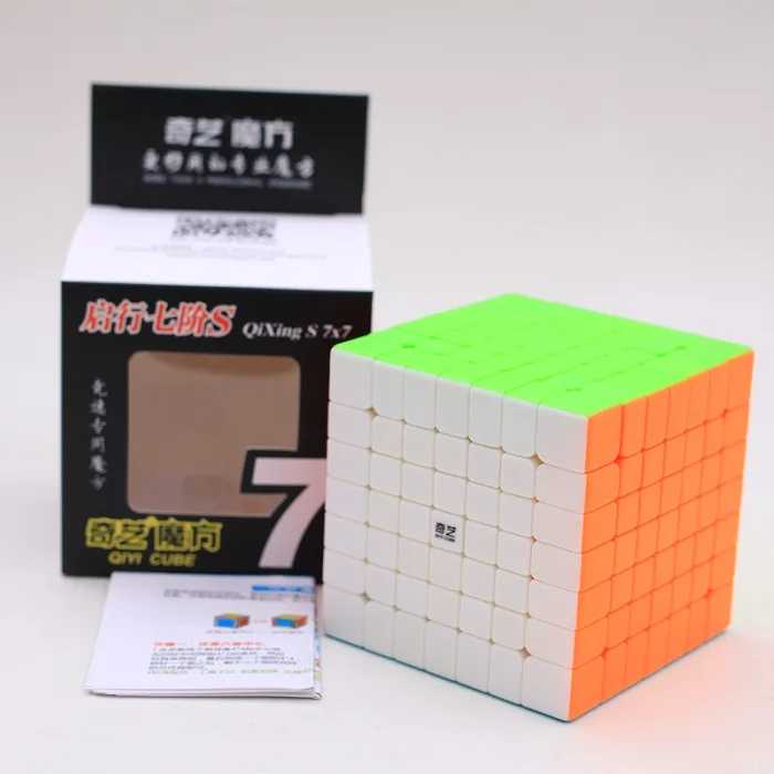 Qiyi QiXing 7x7x7 Cube puzzle Qixing S stickerless 7x7 Волшебная головоломка MoFangGe скоростной куб обучающий игрушки для детей