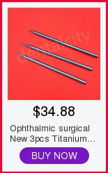 Titânio Scleral Plug Fórceps Instrumentos Cirúrgicos Oftálmicos 15 Beleza e saúde