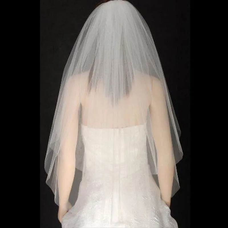 Short-Soft-Tulle-Wedding-Veils-Two-Layers-Cut-Edge-Wedding-Veil-With-Comb-2019-In-Stocks (2)