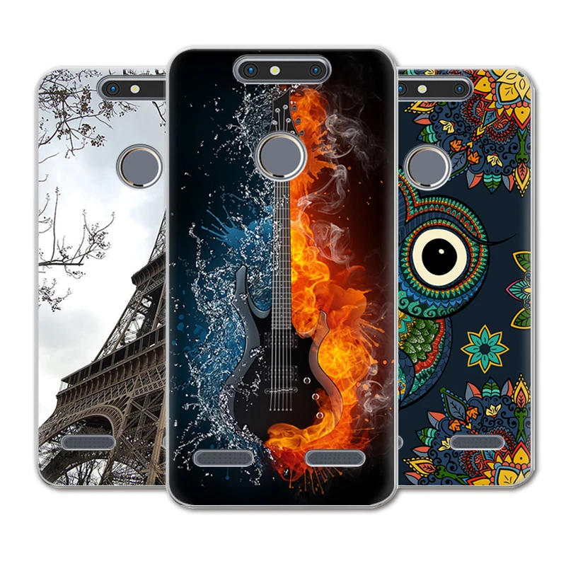 

New Arrival Phone Case For ZTE Blade V8 Mini 5-inch Fashion Design Art Painted TPU Soft Case