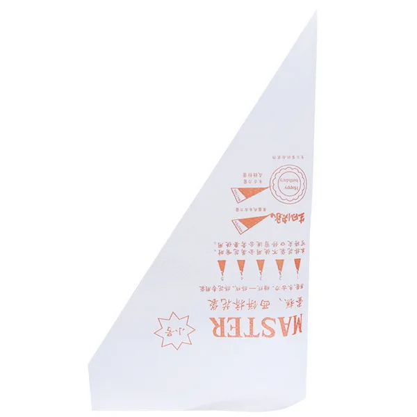 Disposable Piping Bag Icing Fondant Cake Cream Decorating Pastry Tip Tool 100PCS/bag