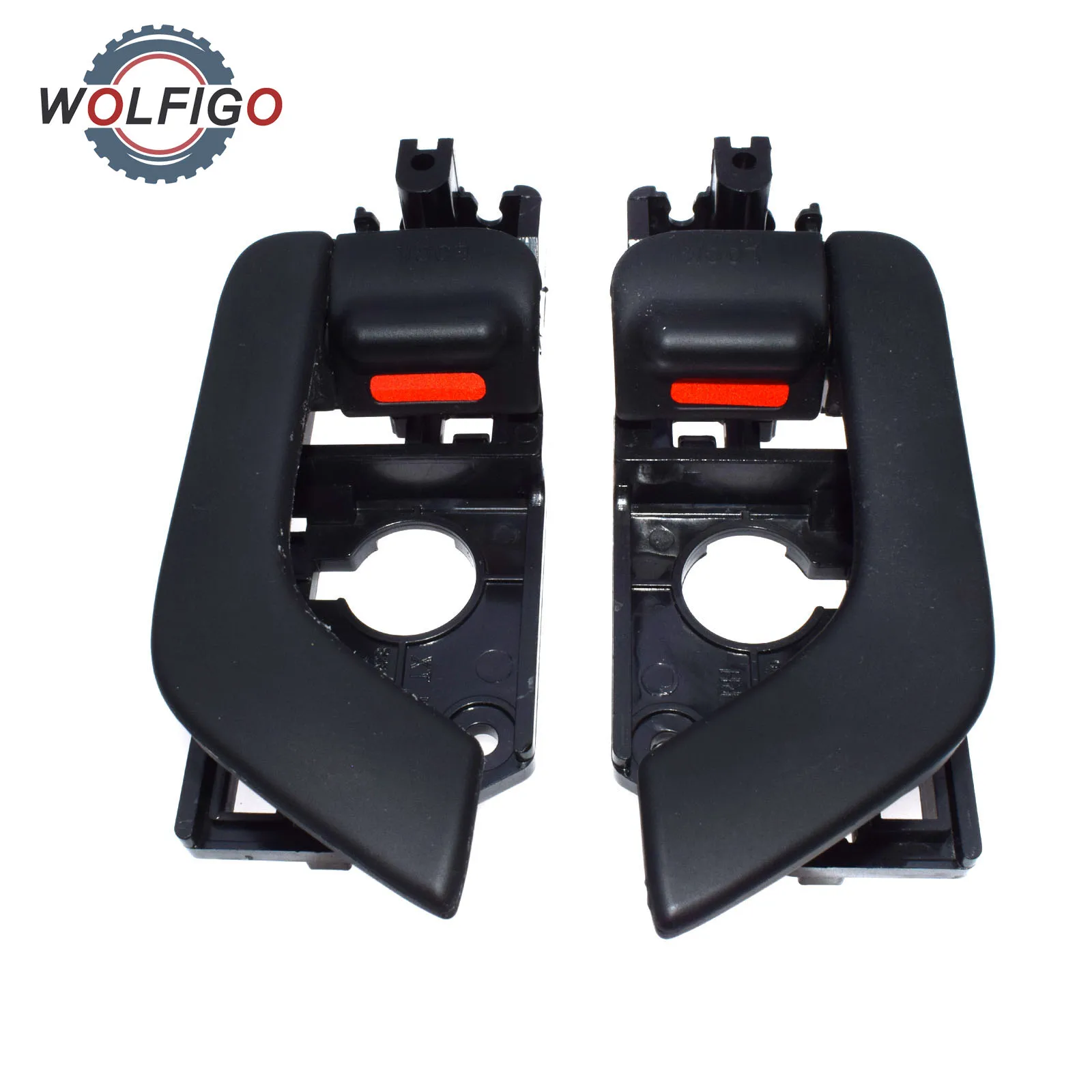 

WOLFIGO 2Pcs BLACK Left Right INSIDE DOOR HANDLE for Hyundai TIBURON COUPE 2003 2004 2005 2006 2007 2008 826102C000 826202C000