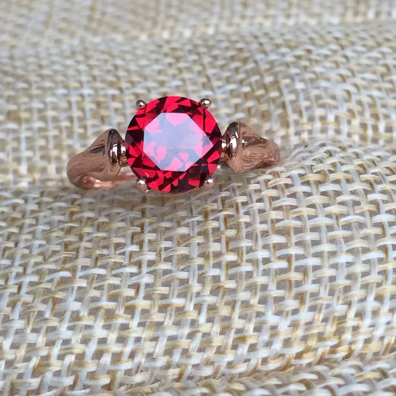 [MeiBaPJ натуральный красный драгоценный камень, гранат модное кольцо для Для женщин Настоящее серебро 925 проба изящное ювелирное изделие