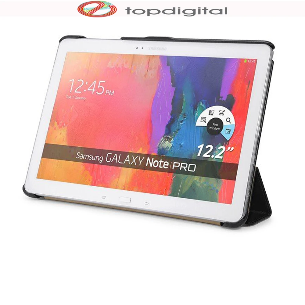 Кожаный чехол книжка icarer для Samsung Galaxy Note Pro 12 2/Tab 2 P900 подставка планшета Магнитный